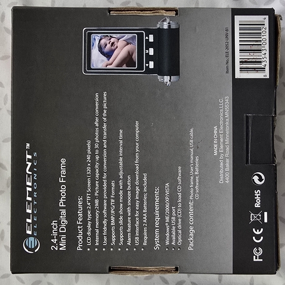 Element Electronics Digital Photo Frame - Picture 2 of 2